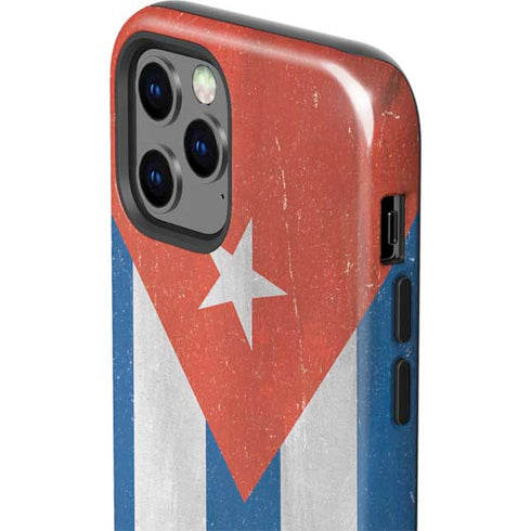 Cuban Flag Distressed iPhone 12 Pro Impact Case